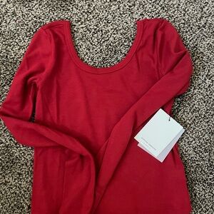 NWT Spiritual Gangster Red Long Sleeve Top